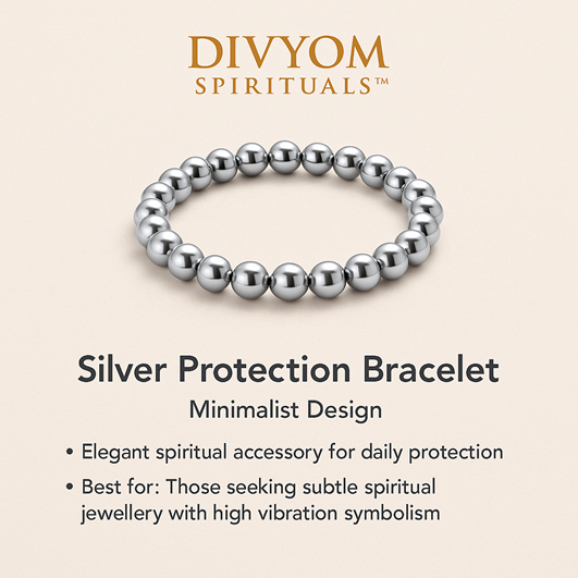 Silver Protection Bracelet – Minimalist Design