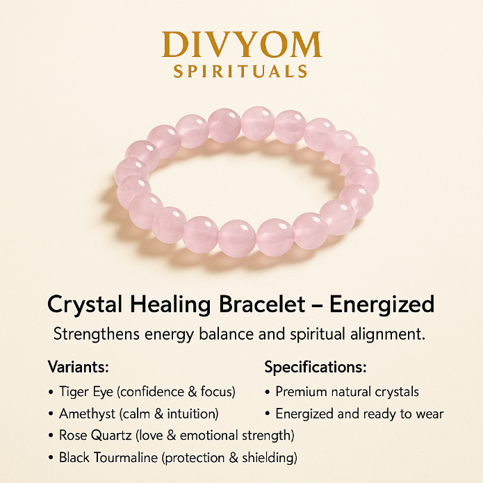 Crystal Healing Bracelet – Energized