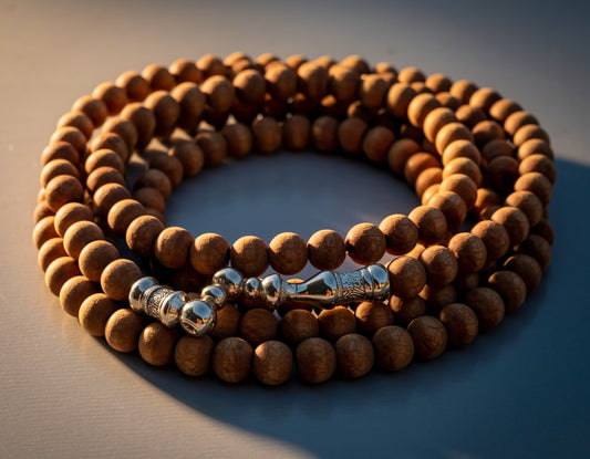 Karungali Mala with Silver Spacers (Limited Edition)