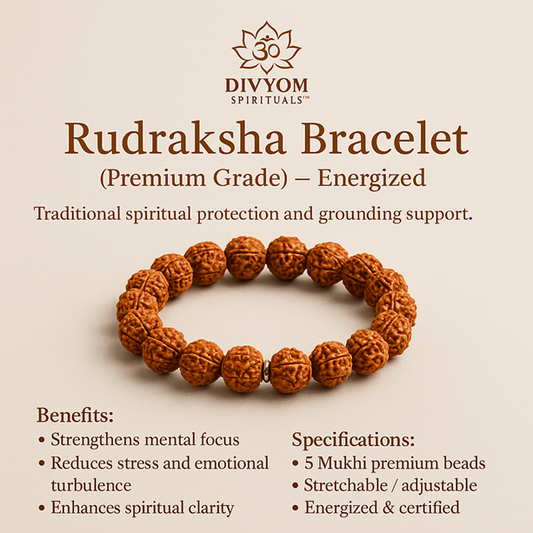Rudraksha Bracelet (Premium Grade) – Energized